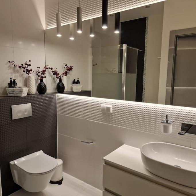 Apartament Nad Struga, Klimatyzacja, Parking,Taras Torun Bagian luar foto