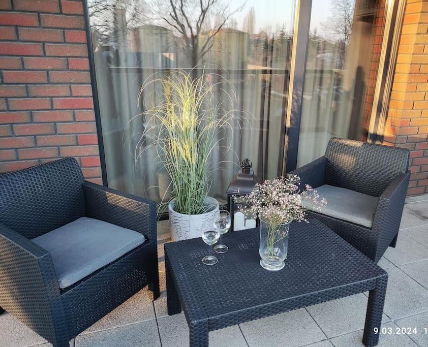 Apartament Nad Struga, Klimatyzacja, Parking,Taras Torun Bagian luar foto